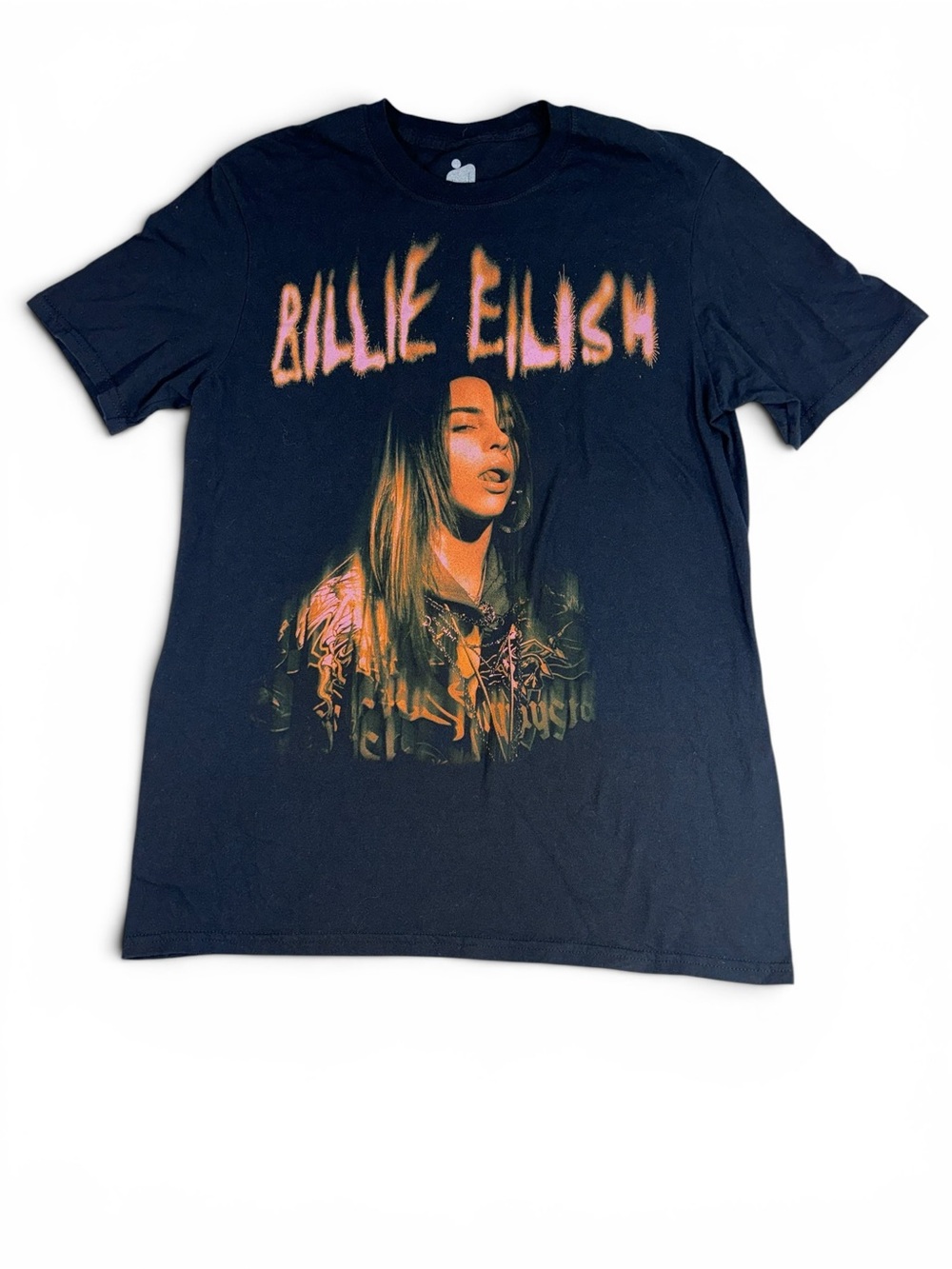 Billie Eilish 2020 Graphic Tee Medium Black Official Merch